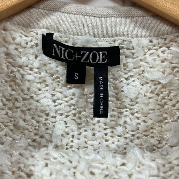 Nic + Zoe cream knit sweater - Picture 2 of 5